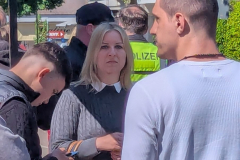 Gruppenbild mit der einzigen Dame
